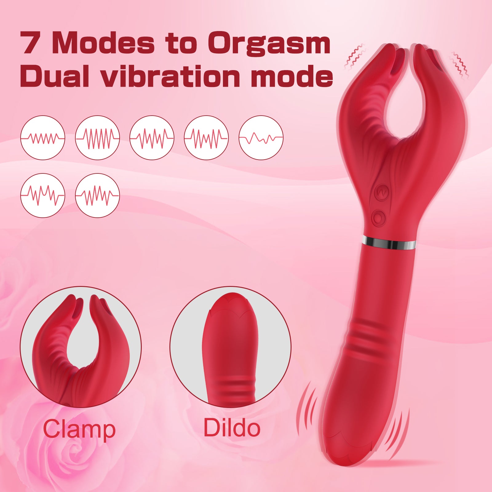 Nipple Toy Clip, Powerful Sucking Stimulation Massager with 10 Vibrator  Rotation Modes, Rechargeable Adult Sex Toys for Female Couples Pleasure
